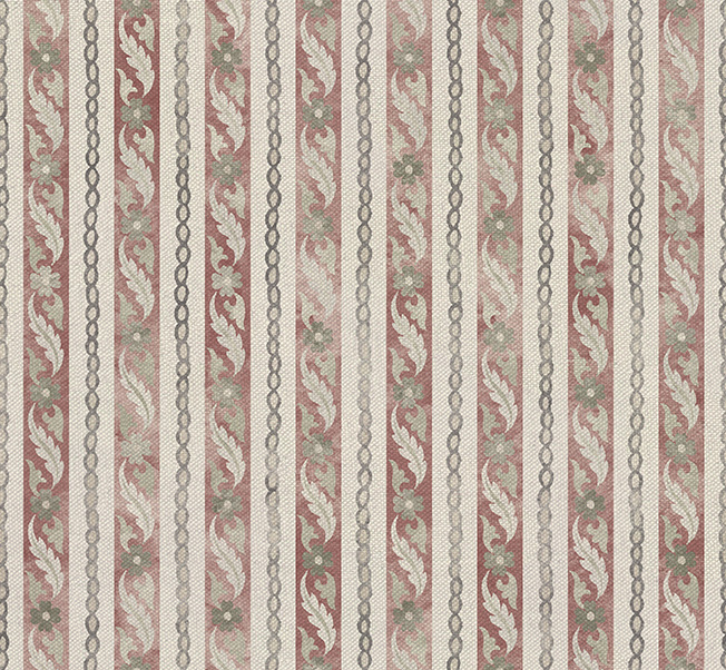 Jaipur Barley Stripe Indian Red